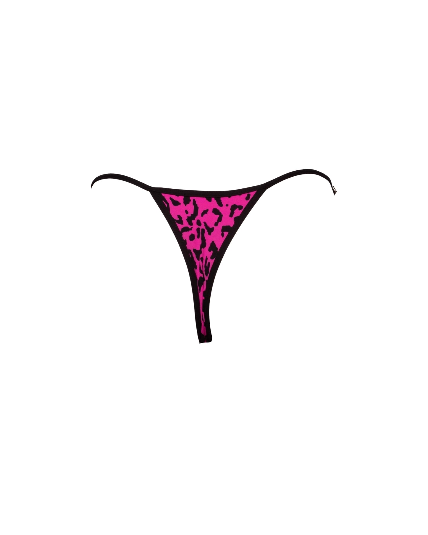 TANGA REGULABLE LEOPARDO FUCSIA