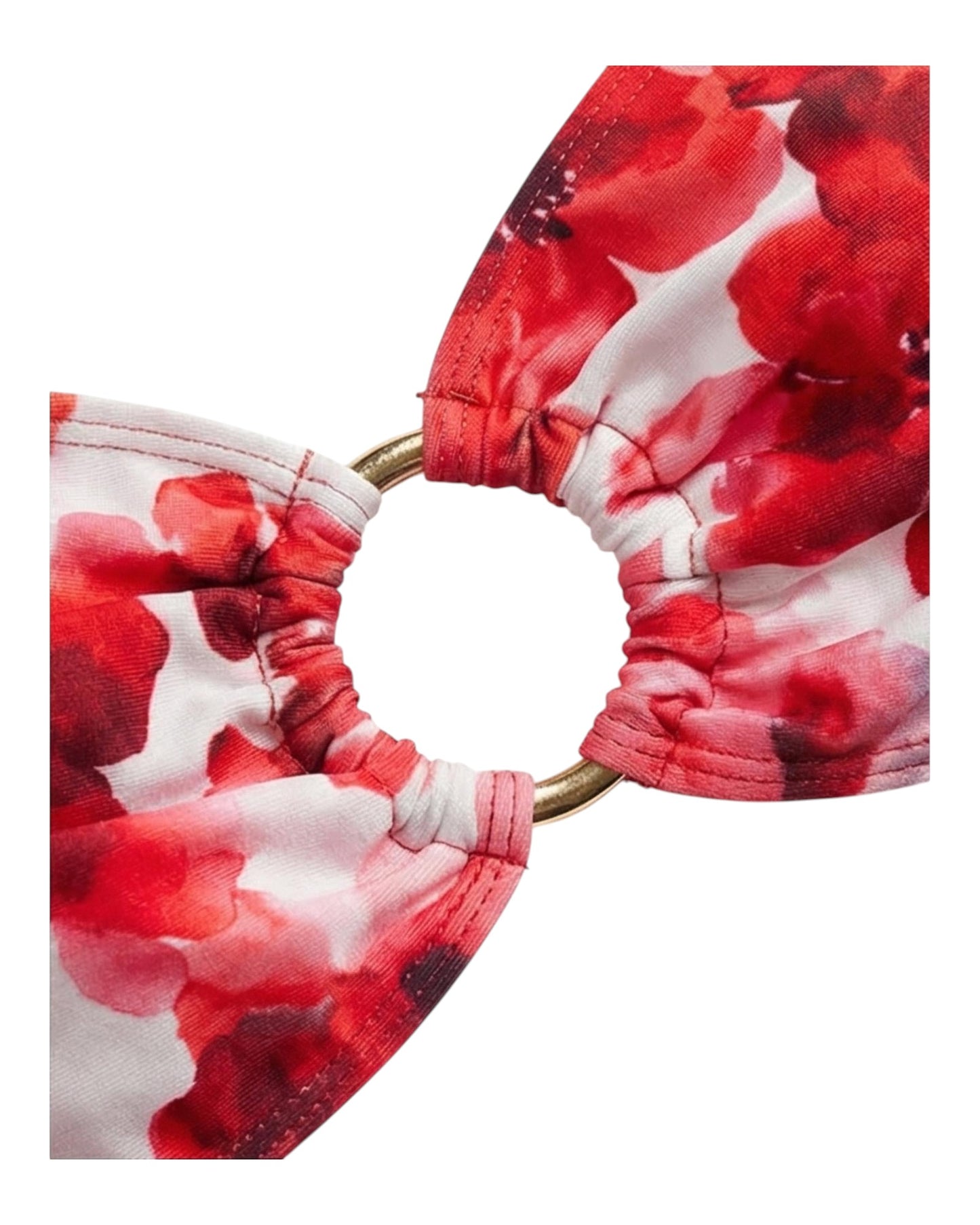 TOP P. DE HONOR ARGOLLA ROJO FLORAL %