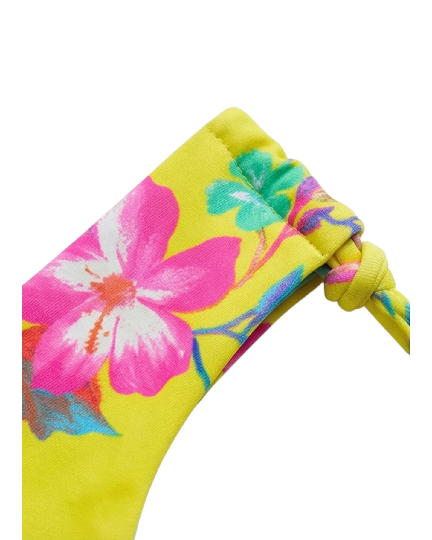TANGA LAZO AMARILLO FLORAL %