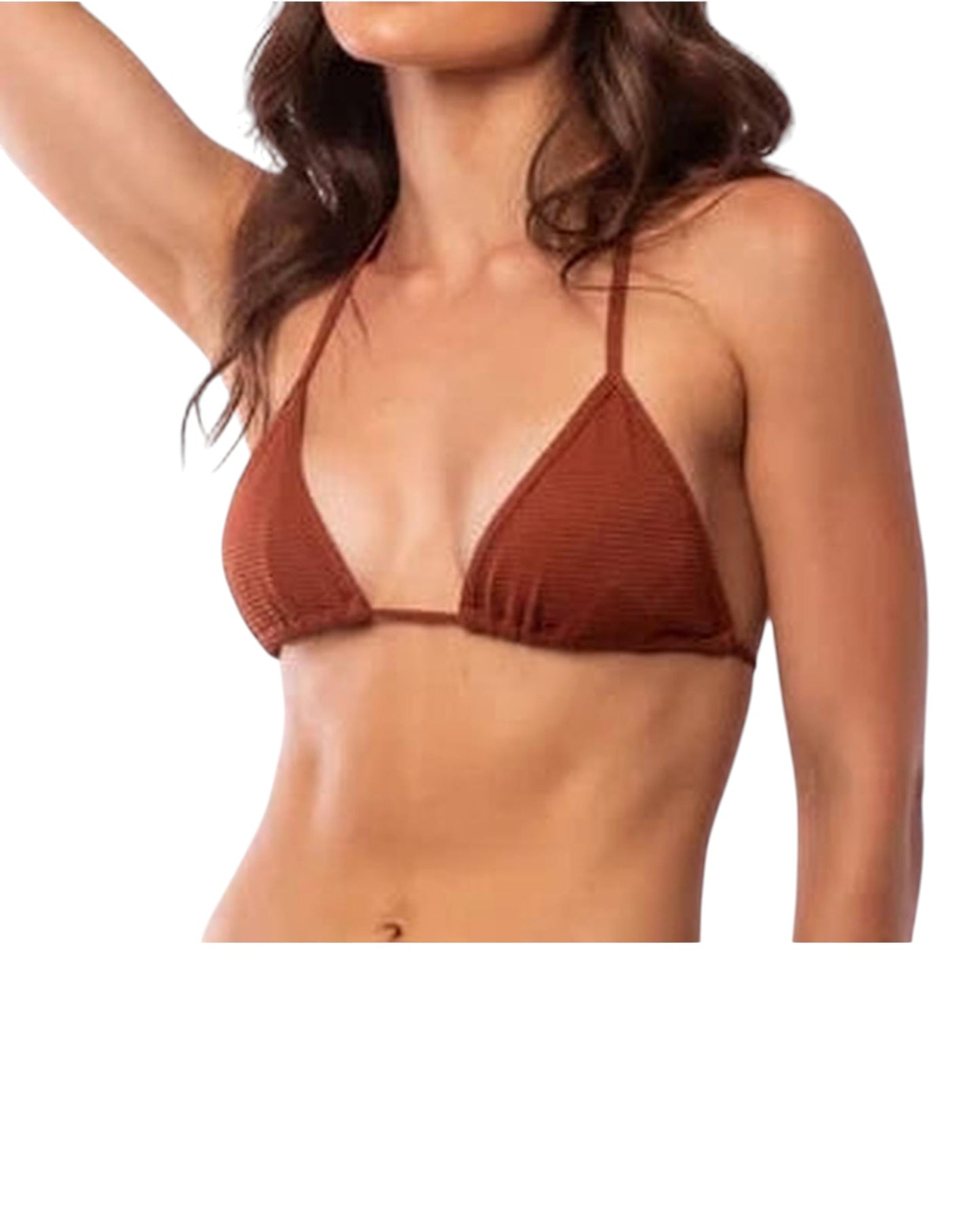 TOP COLMENA MARRON