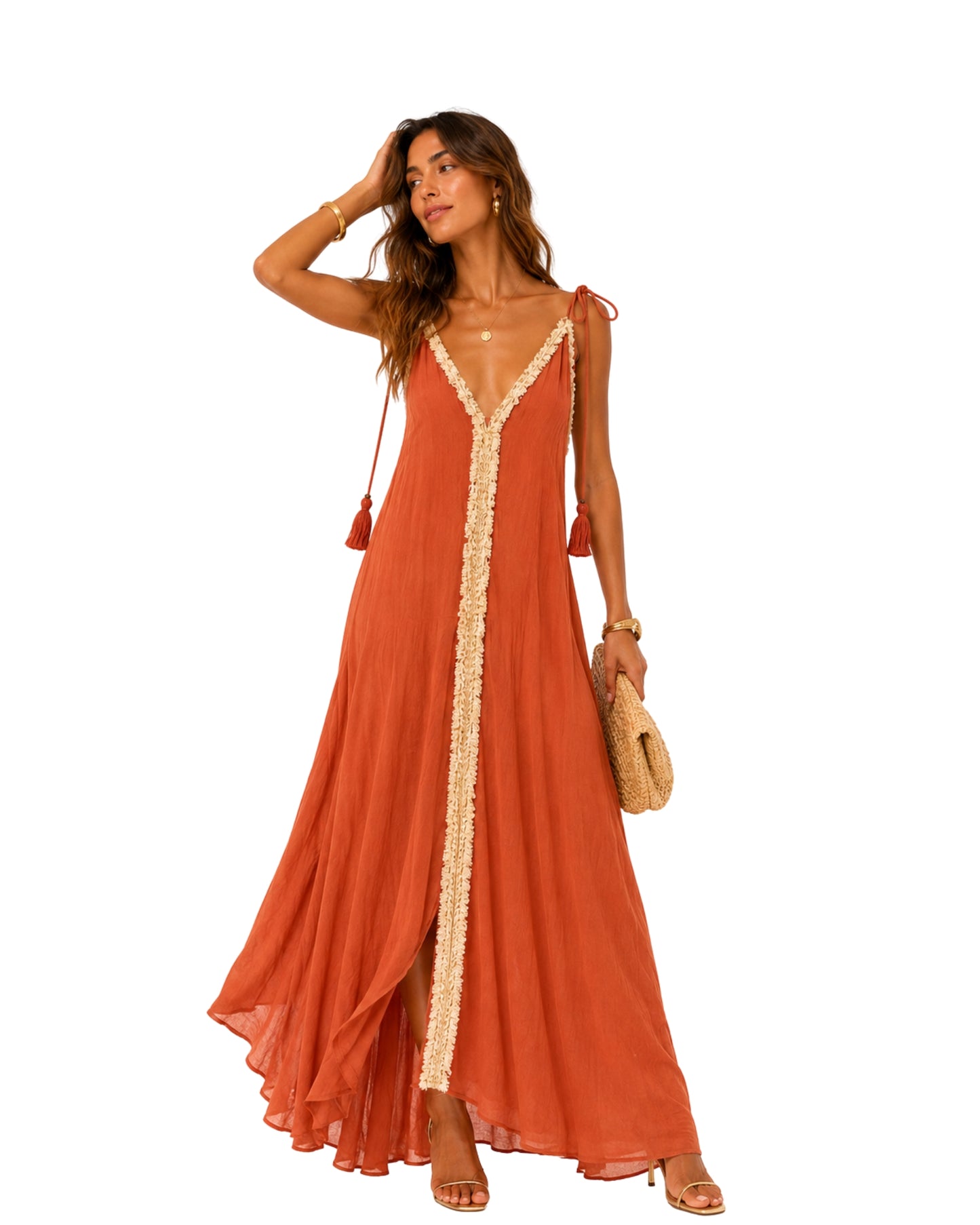 VESTIDO DELUXE NARANJA