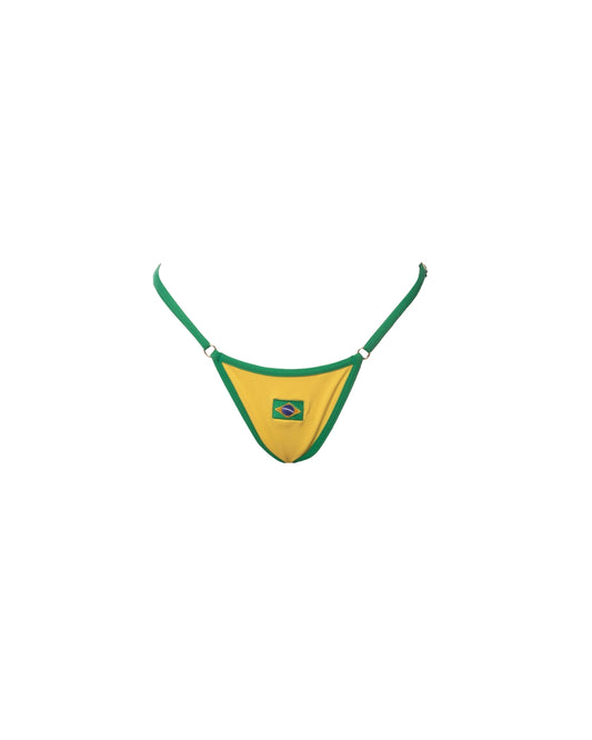 TANGA BRASIL BANDERA AMARILLA