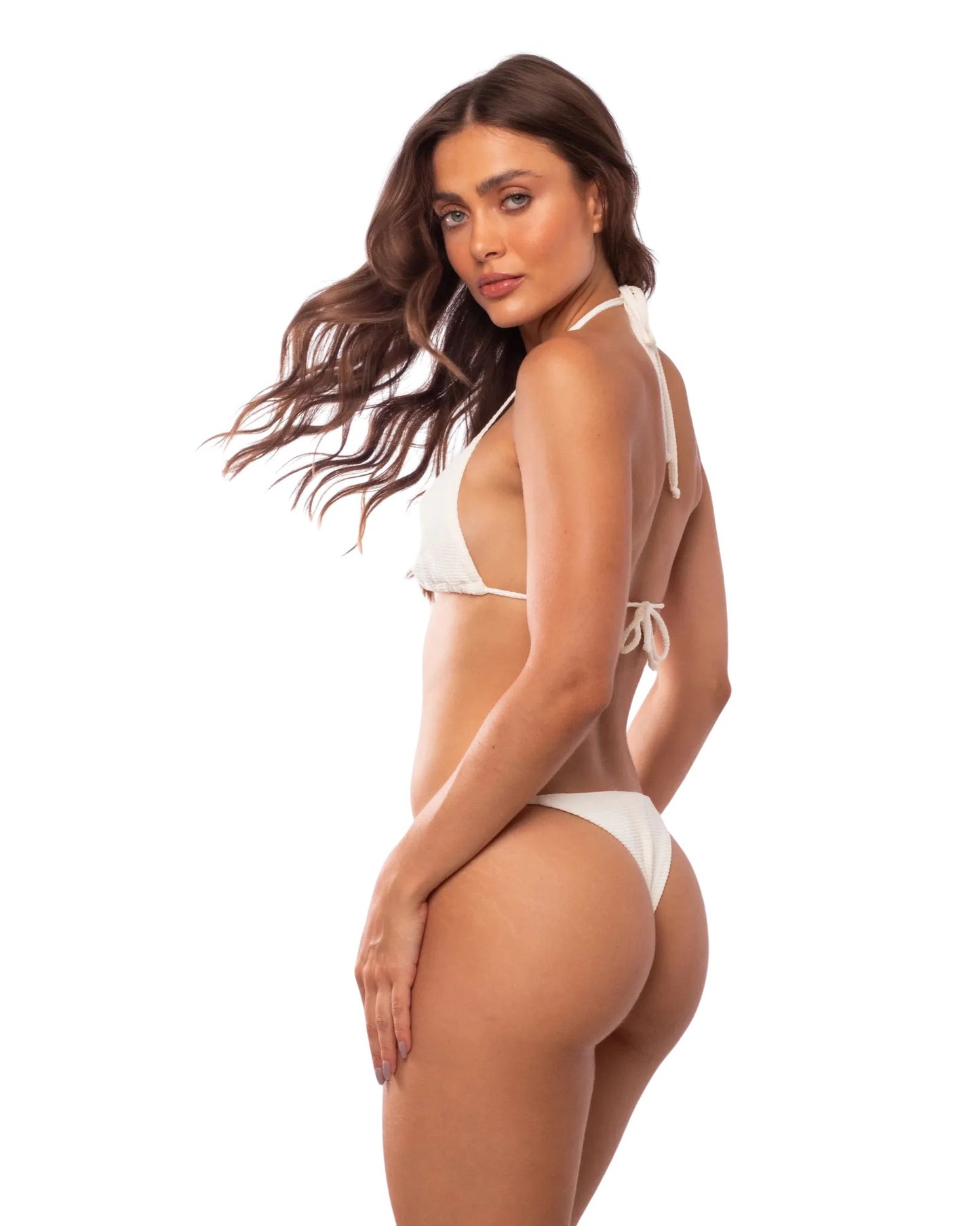 TANGA MINI REG. COLMENA OFF WHITE
