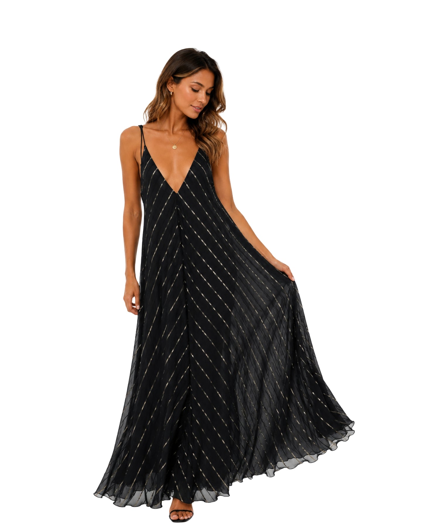 VESTIDO LENTEJUELAS NEGRO