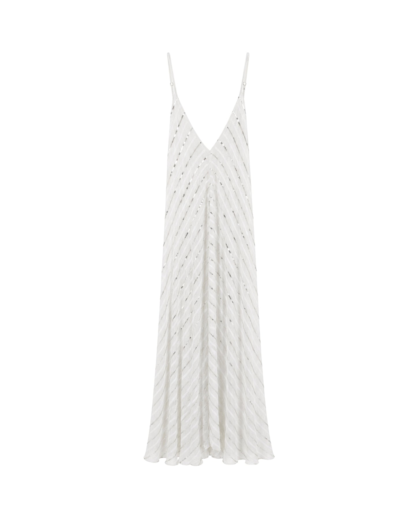 VESTIDO LENTEJUELAS BLANCO
