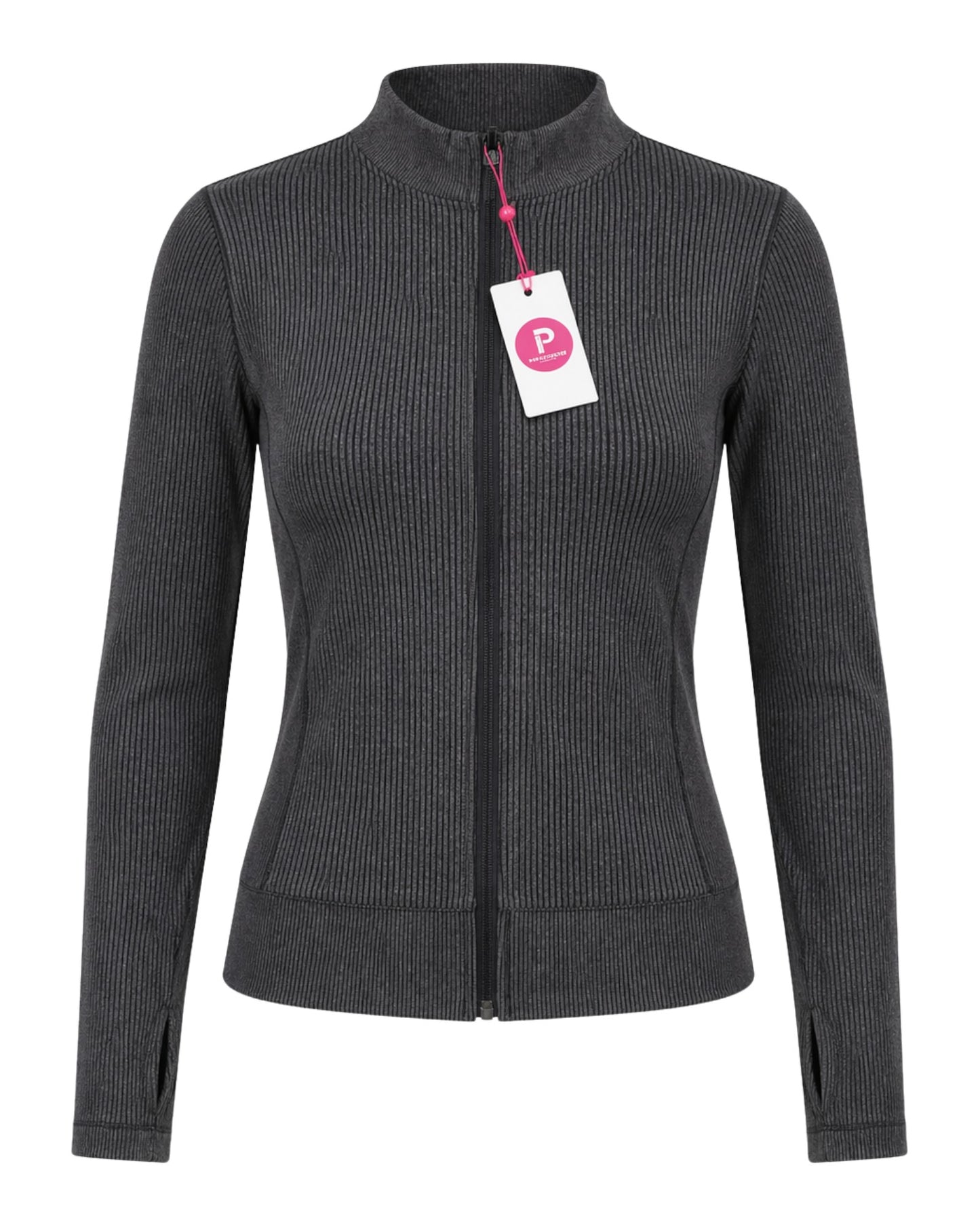 CAMPERA DEP TEXT. GRIS