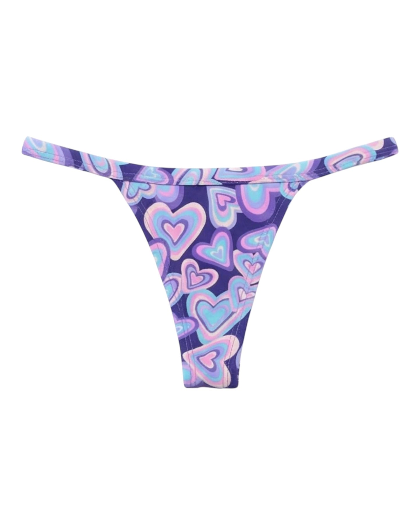 TANGA MINI CORAZON VIOLETA %