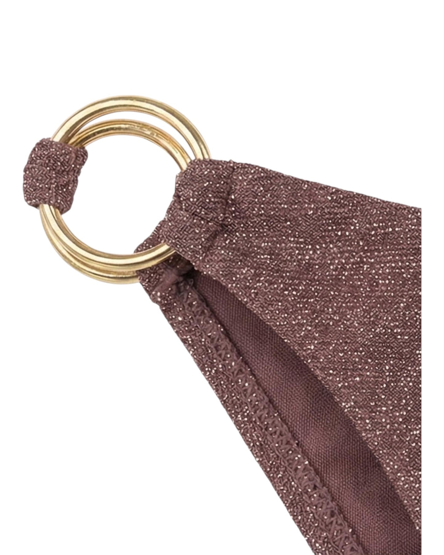 BRASILEÑA ARGOLLA LUREX MARRON %