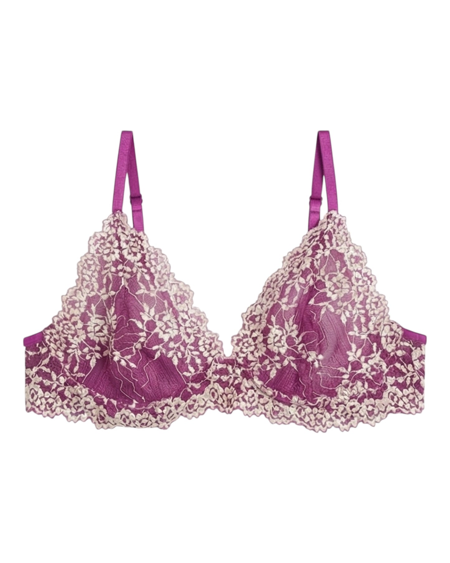 TOP GABRIELA MAGENTA Y BLANCO