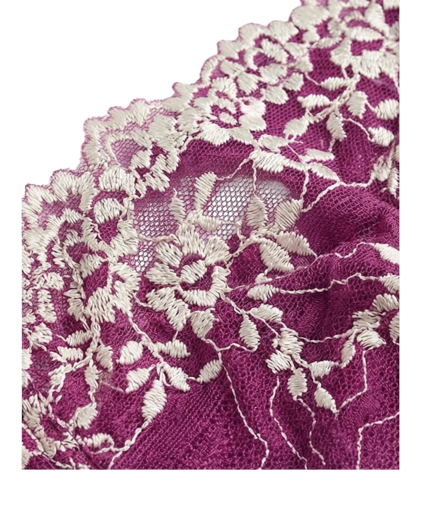 TOP GABRIELA MAGENTA Y BLANCO
