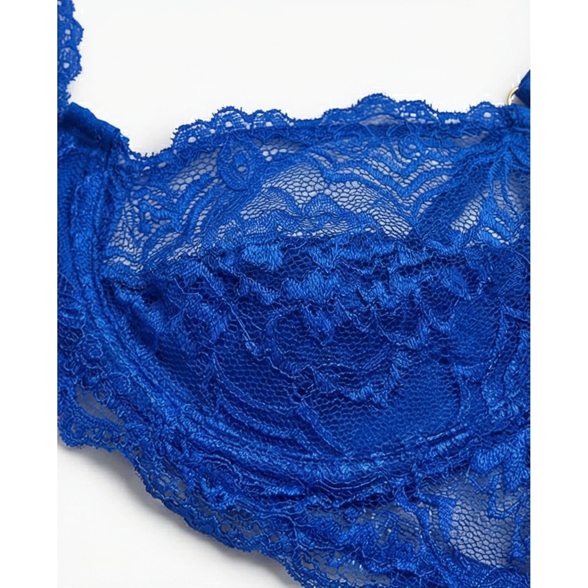 TOP ARO LENCERIA AZUL