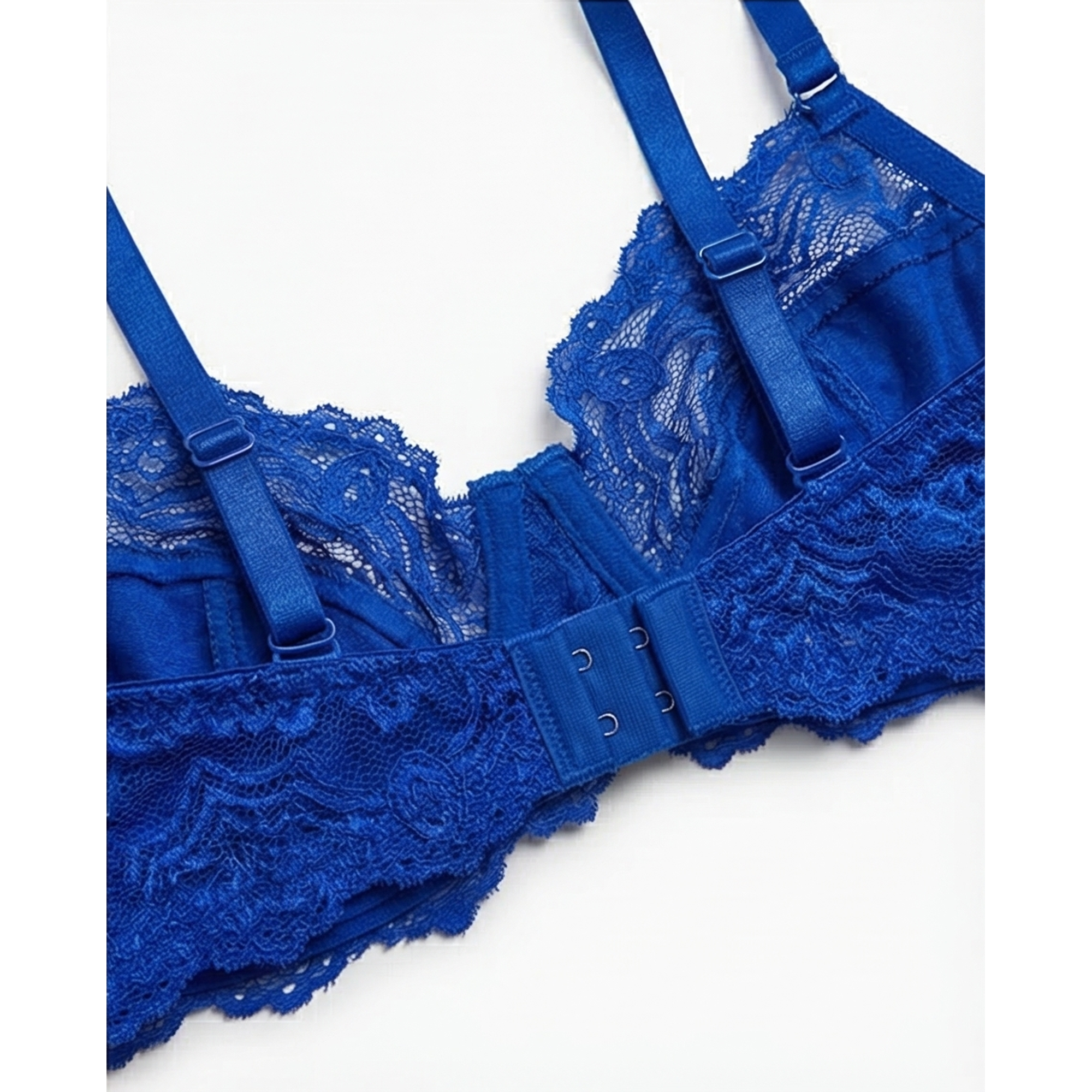 TOP ARO LENCERIA AZUL