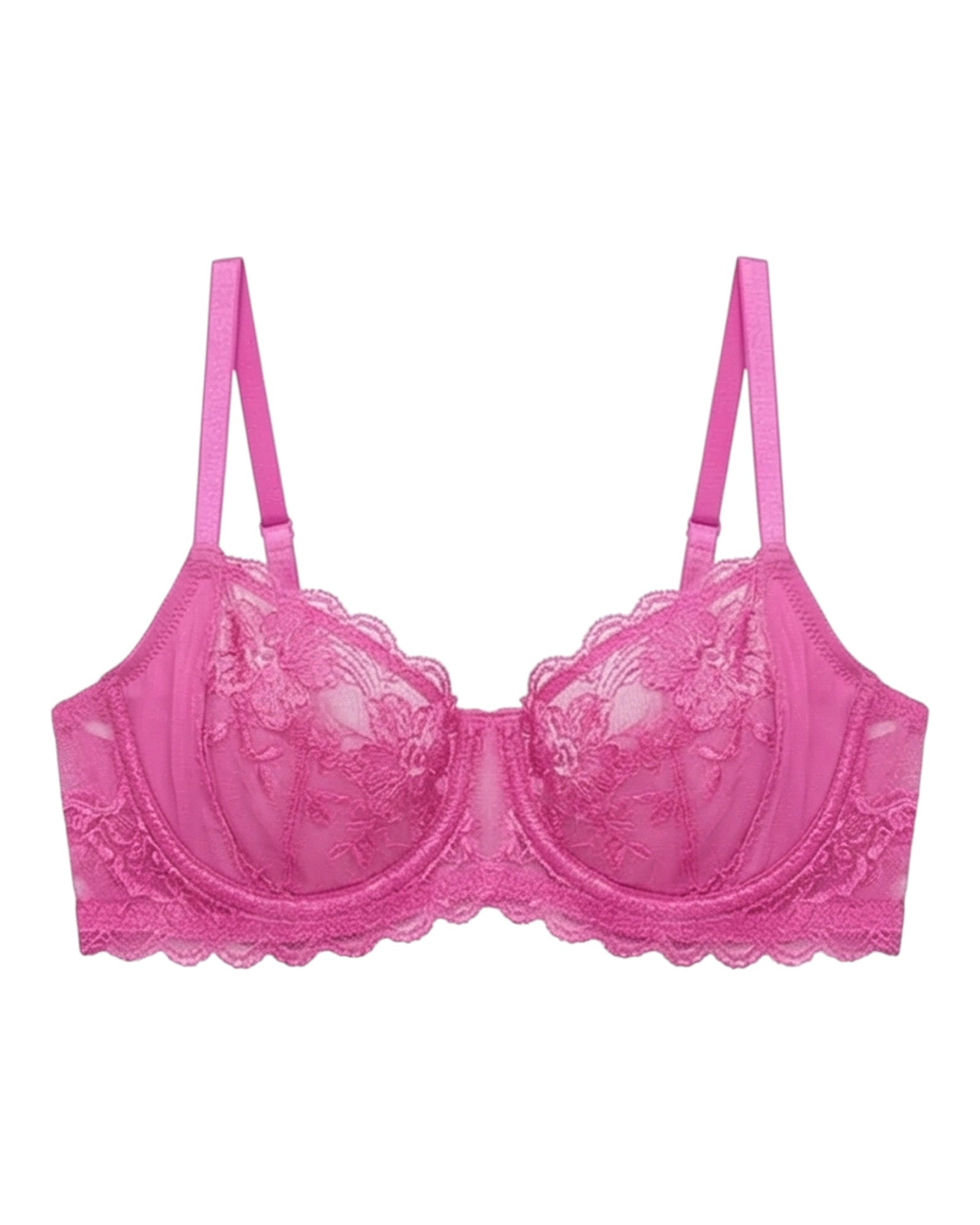 TOP ARO LENCERIA FUCSIA