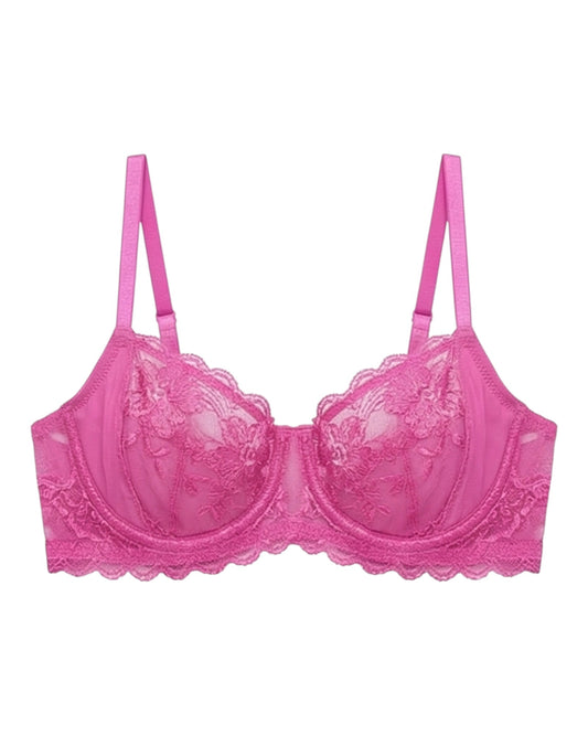 TOP ARO LENCERIA FUCSIA
