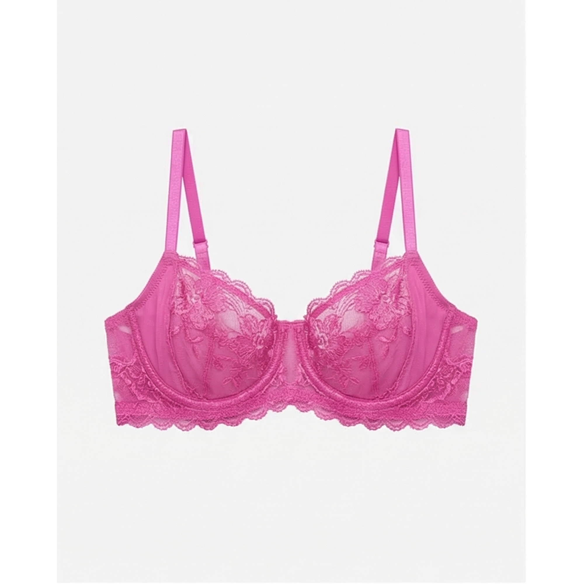 TOP ARO LENCERIA FUCSIA