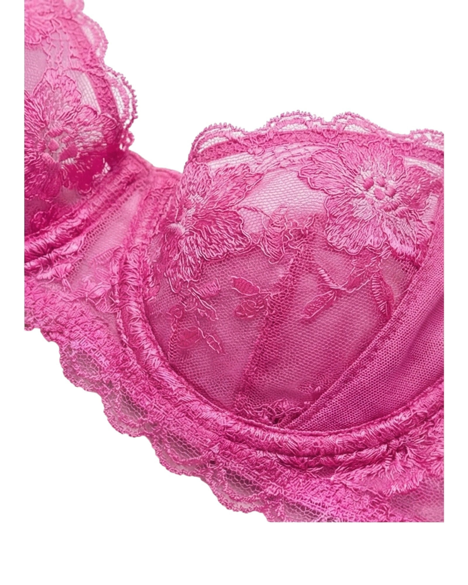 TOP ARO LENCERIA FUCSIA