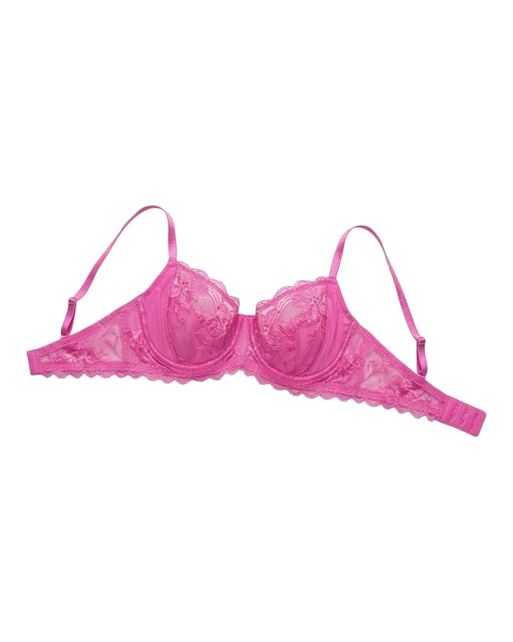 TOP ARO LENCERIA FUCSIA