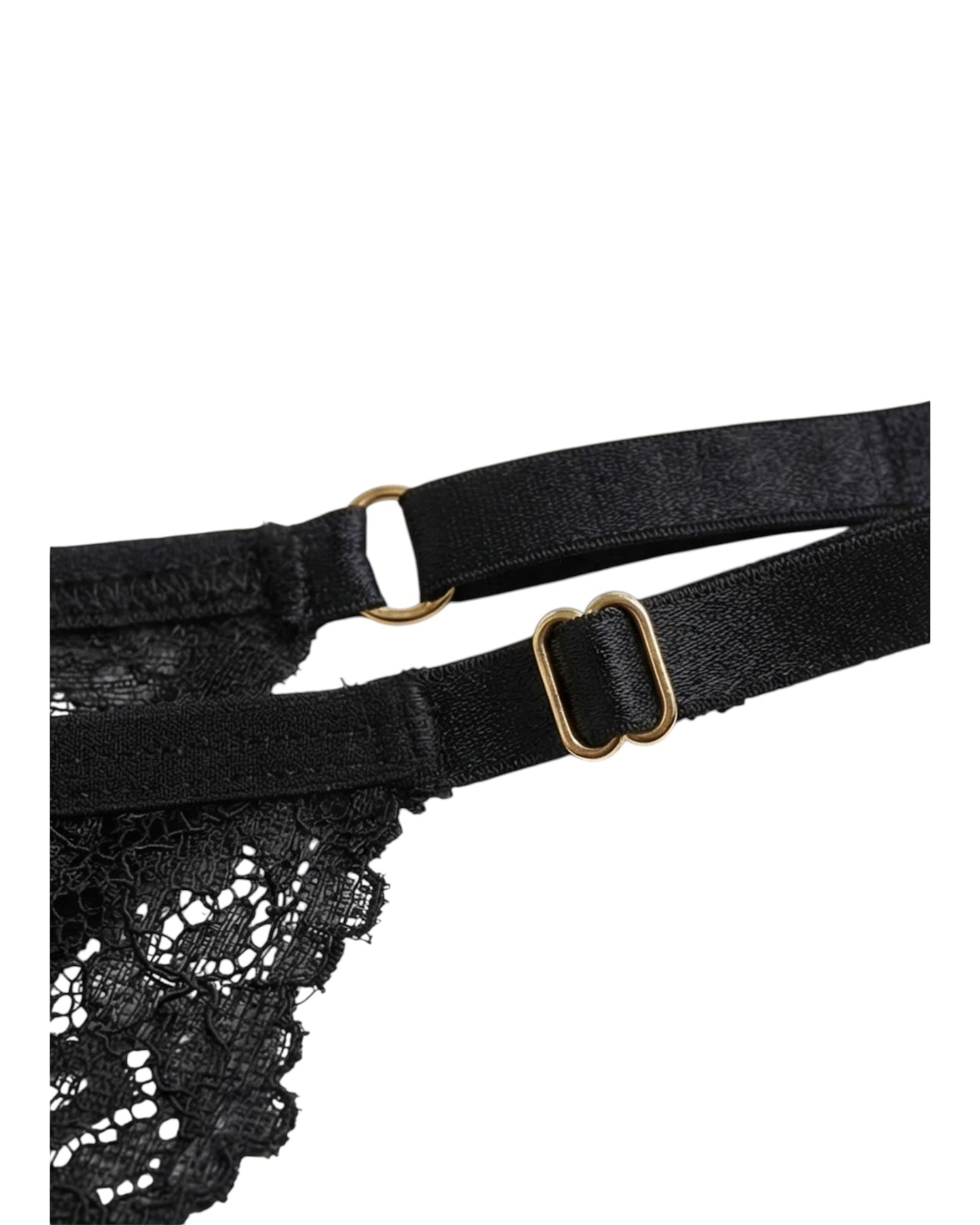 TANGA REG GABRIELA NEGRO Y PLATEADO