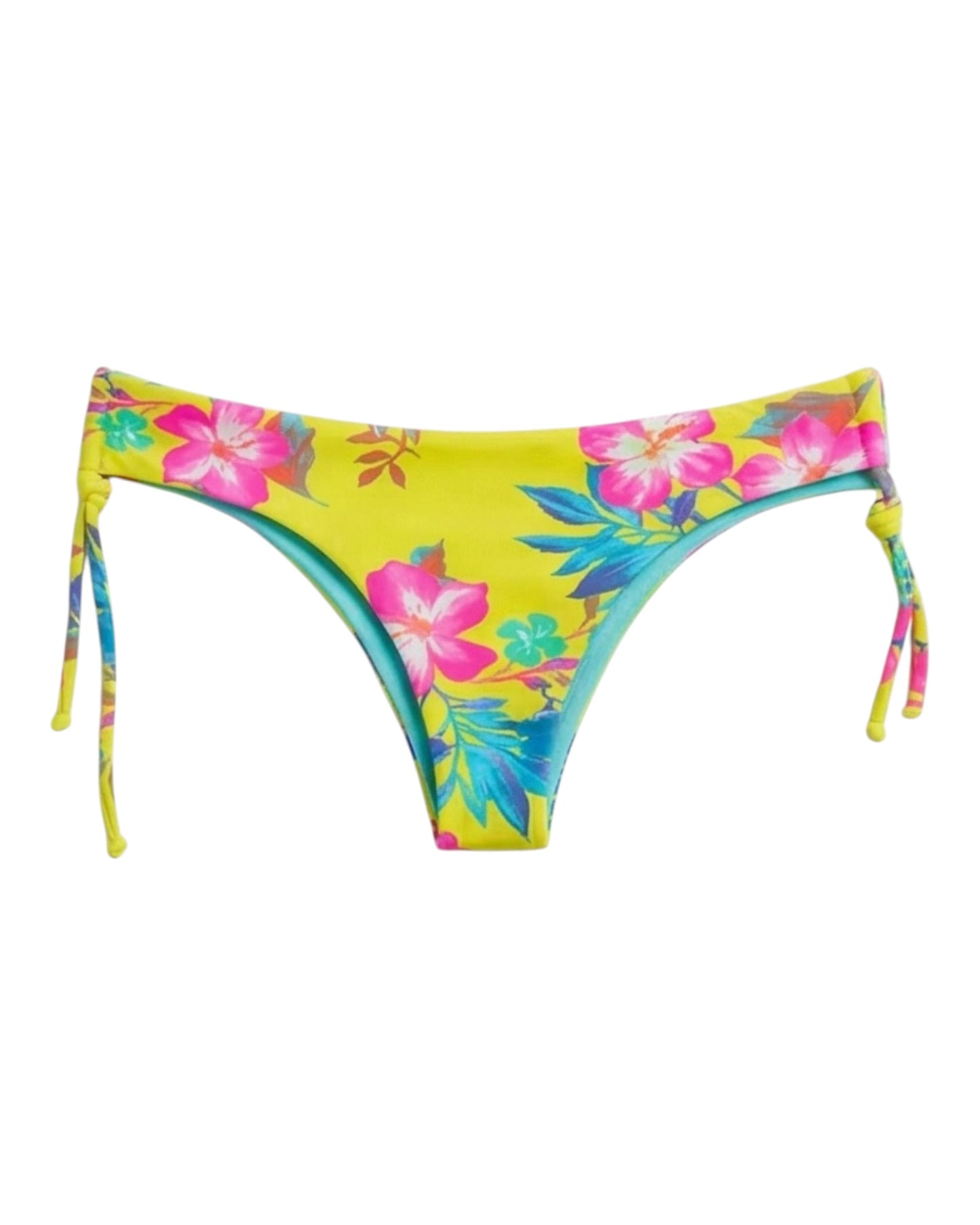 TANGA LAZO AMARILLO FLORAL %