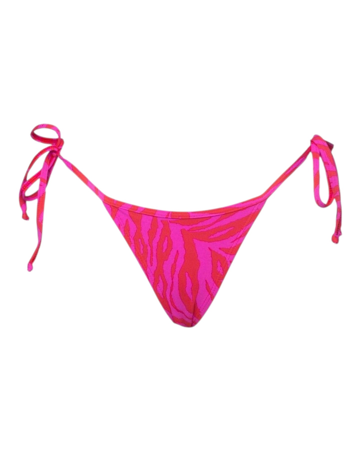 TANGA RIPPLE CEBRA ROSA & ROJO