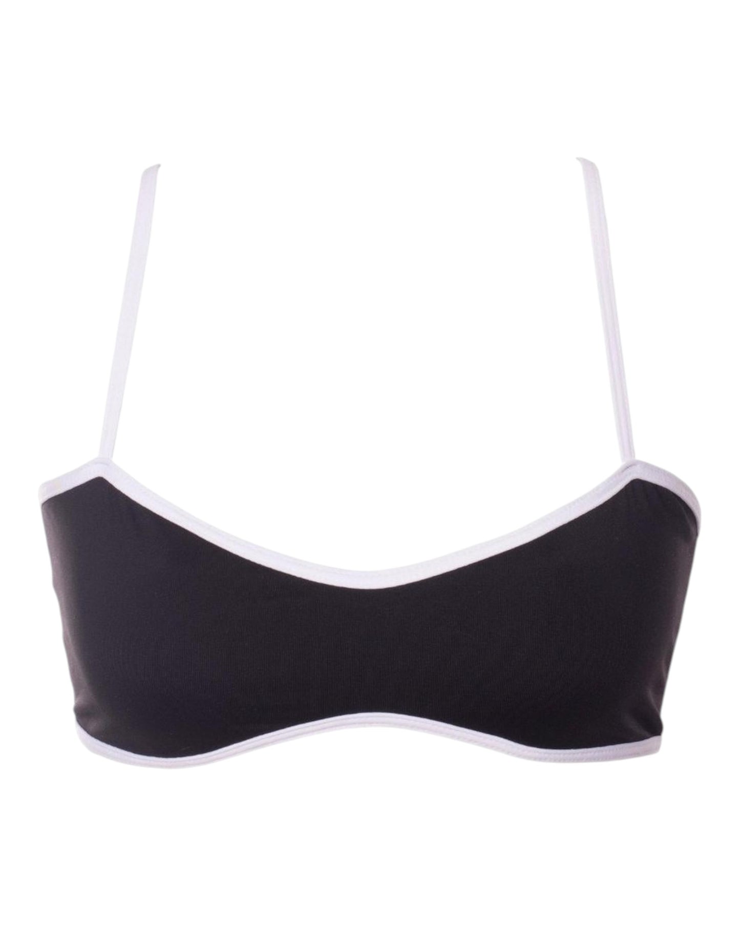 TOP RECTO NEGRO & BLANCO