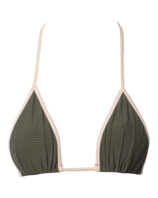 TOP BASICO TEXT. VERDE OFF WHITE