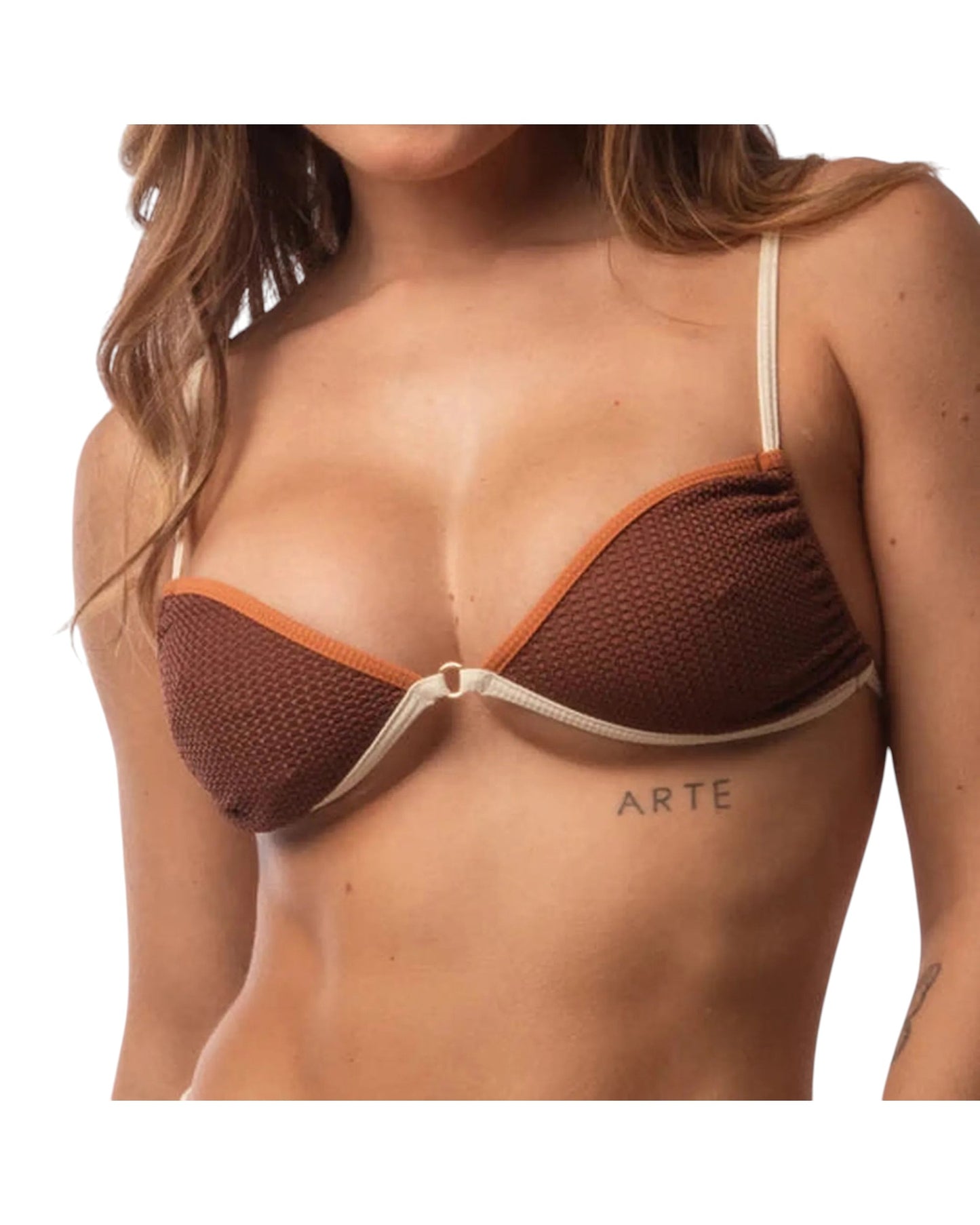 TOP INVERTIDO CARMEL MARRON